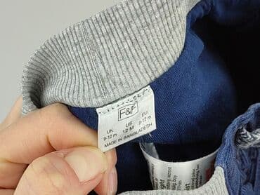 f and f sweatshirt: Spodnie dresowe, F&F, 9-12 miesięcy, stan - Bardzo dobry — 5