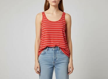 czerwona sukienka cropp: Fishbone, Top damski, rozmiar M — 6