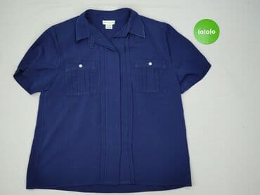 koszulka w niebieskie paski: Koszula damska, XL — 2