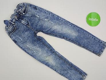 bluzki dekatyzowane: Spodnie jeansowe, Little kids, 5-6 lat, 110/116, stan - Bardzo dobry — 2