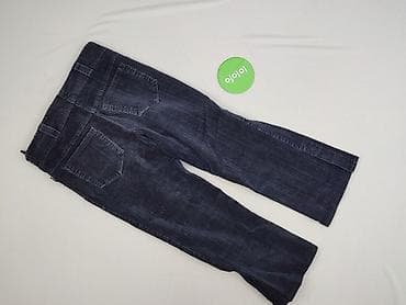 brązowe cargo: Spodnie materiałowe damskie, rozmiar M — 3