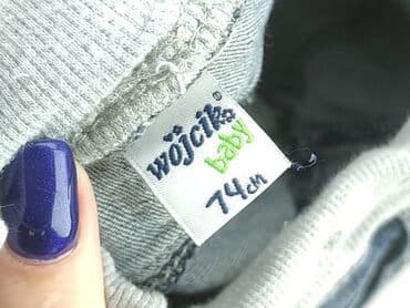 koszulka z traktorem dla chłopca: Denim pants, 6-9 months, condition - Good — 4