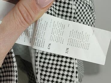 jakie rajstopy do srebrnej sukienki: Skiny, Spodnie materiałowe damskie, rozmiar S — 5