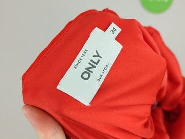 czerwone długie sukienki: ONLY, Sukienka damska, rozmiar XS — 4
