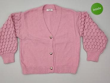 garnitur w serduszka: By Clara, Kardigan damski, rozmiar 3XL — 2