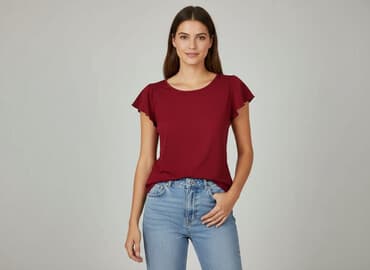 czerwona koszula damska reserved: Reserved, Women's blouse, size M — 1