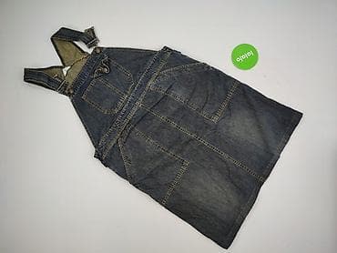 distressed jeans: Ogrodniczki damskie, rozmiar S — 2