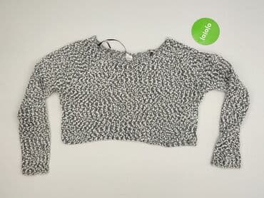 srebrne sukienki na imprezę: H&M, Sweter damski, rozmiar M — 2