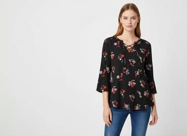 bluzka w kwiaty new yorker: Yessica, Bluzka damska, rozmiar M — 7