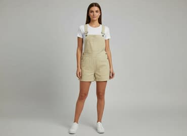 shein krótkie spodenki dla dzieci: Shein, Ogrodniczki damskie, rozmiar S — 7