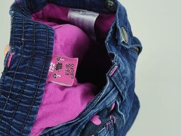 spódniczka szelki: Spodnie jeansowe, Kiki & Koko, 7 lat, 122, stan - Idealny — 4