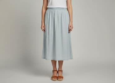 spódniczka dżinsowe z wysokim stanem: John Baner, Spódnica damska, rozmiar XL — 6