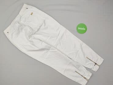 spodnie woskowane białe: H&M, Spodnie materiałowe damskie, rozmiar M — 3