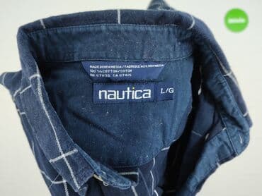 bluzka nietoperz h: Сорочка для чоловіків, L, Nautica, стан - Хороший — 4