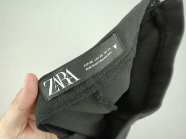 woskowane legginsy z wysokim stanem zara: Zara, Legginsy Eleganckie damskie, rozmiar XS — 4