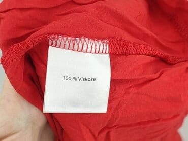 czerwona bluzki plus size: UpFashion, Bluzka damska, XL — 5