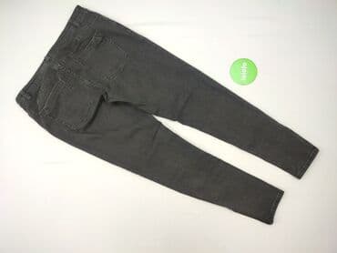 szare jeansy damskie stylizacje: Jeansy damskie, rozmiar S — 3