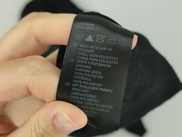 czarną sukienka z białym kołnierzykiem h m: H&M, Sukienka damska, rozmiar M — 6