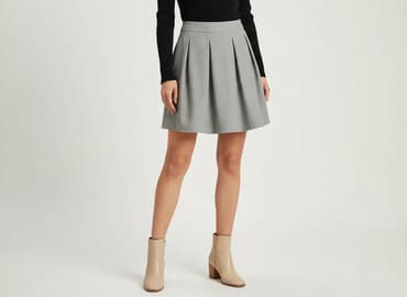 spódnice z zamkiem: SZACHOWNICA, Spódnica damska, rozmiar L — 1