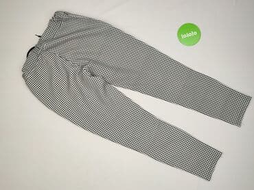 spodnie w kratę piżama pepco: Spodnie materiałowe damskie, rozmiar S — 3