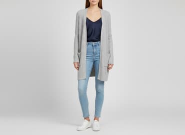 kurt cobain sweter w paski: Vila, Kardigan damski, rozmiar S — 7