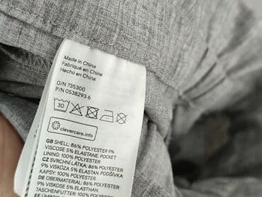 spodnie dresowe nike bez ściągaczy: H&M, Spodnie materiałowe damskie, rozmiar S — 5