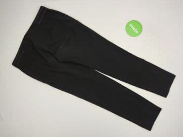 czarne satynowe spodnie zara: Zara, Spodnie materiałowe damskie, rozmiar S — 3