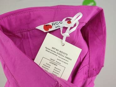 koszula satynowa rozowa: Koszula damska, rozmiar 2XL — 4