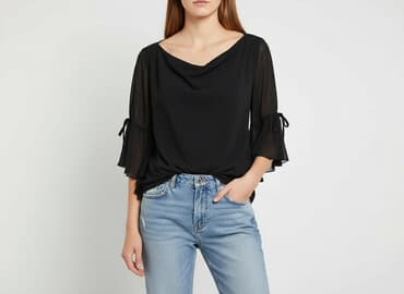 seksowna bluzka z długim rękawem: New Fashion, Bluzka damska, rozmiar S — 1