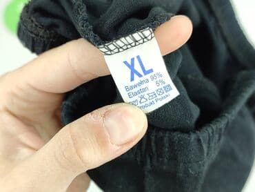 oversized t shirty basic: Spodnie materiałowe damskie, rozmiar XL — 4