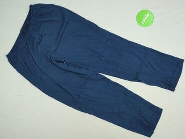Women: Material trousers for women, size XL (EU 42) — 2