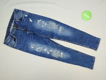 przetarte jeansy damskie: Jeansy damskie, rozmiar M — 2