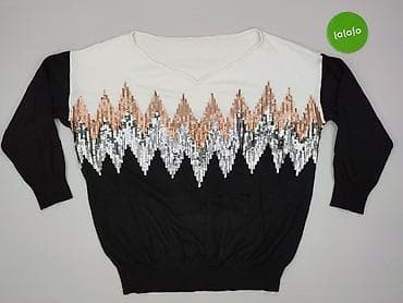 bluza z cekinami h: Sweter damski, rozmiar M — 2