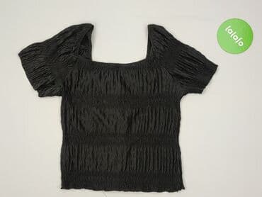bluzka z tiulowymi bufkami: Bluzka damska, rozmiar M — 4