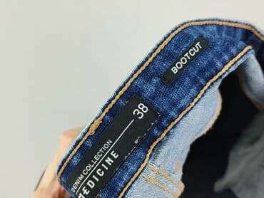 real niebieska koszulka: Denim Collection, Jeansy damskie, M — 4