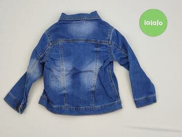 koszula button down: Children's jeans jacket, 1.5-2 years, 86-92 cm, F&F, condition - Perfect — 3
