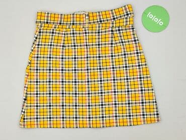 spódnice w kratę żółta: C&A, Women`s skirt, size L — 3