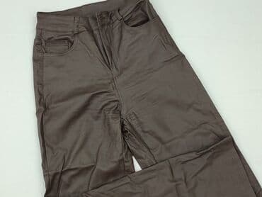 legginsy push woskowane: Spodnie materiałowe damskie, rozmiar S — 1