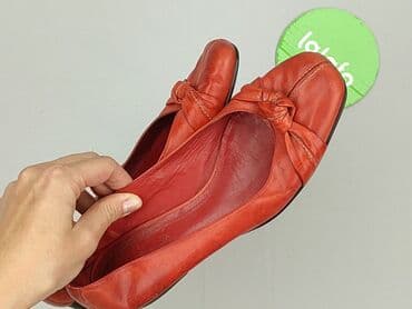 skórzane buty do przedszkola: Balerinki damskie, rozmiar 37 — 5