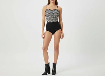 czarne sukienki na wesele dla puszystych: Sukienka damska, rozmiar S — 7