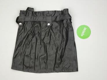 sukienki z imitacji skory: Spódnica damska, M — 4