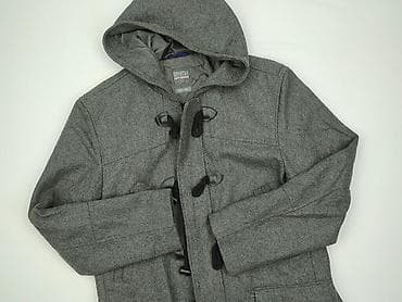 lidl płaszcz: Męska budrysówka 24:7 Jeff Banks - Rozmiar: M - Kolor: szary melanż - — 1