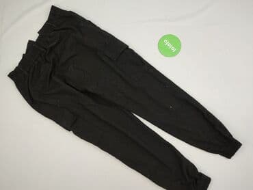 białe cargo bershka: Bershka, Spodnie cargo damskie, rozmiar M — 3