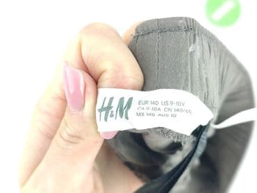 spodnie goodies woskowane: Sweatpants, H&M, 10 years, 140, condition - Very good — 5