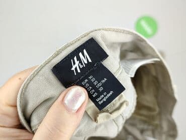 h m spodnie dresowe męskie: H&M, Chinosy dla mężczyzn, rozmiar M — 4