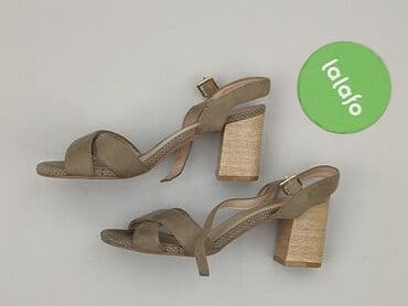 sandały damskie na koturnie lasocki: Sandały damskie, 38 — 2