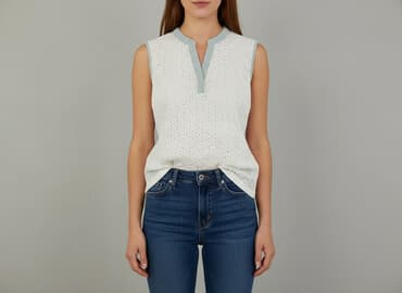 podkoszulka pod białą koszulę: ORFEO NEGRO, Bluzka damska, L — 6