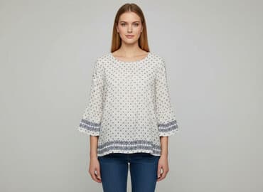 tkaniny na bluzy: Bluzka damska, rozmiar S — 5