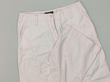 jaka bluzka do różowych spodni: Material trousers for women, size L — 2