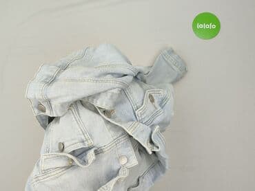 mohito marynarka niebieska: Kurtka jeansowa damska, rozmiar L — 7